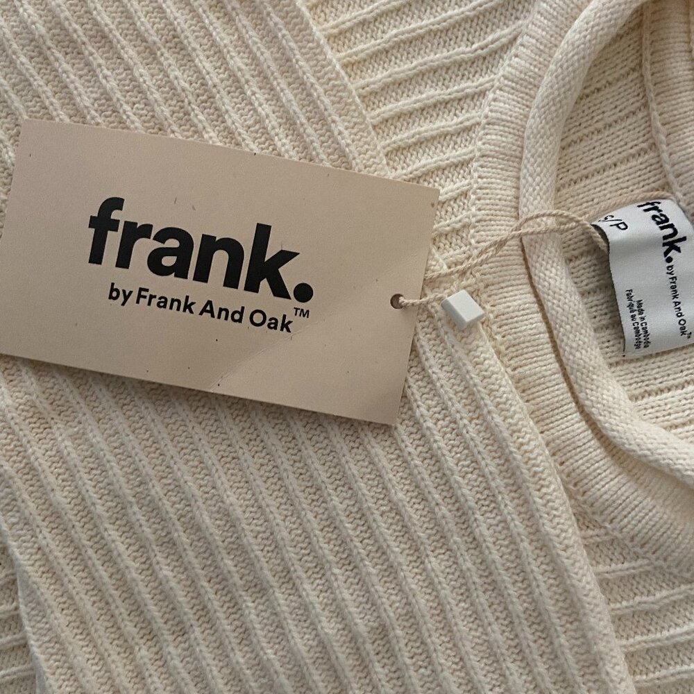 SWEATER ORGANIC COTTON CREAM SZ S/P